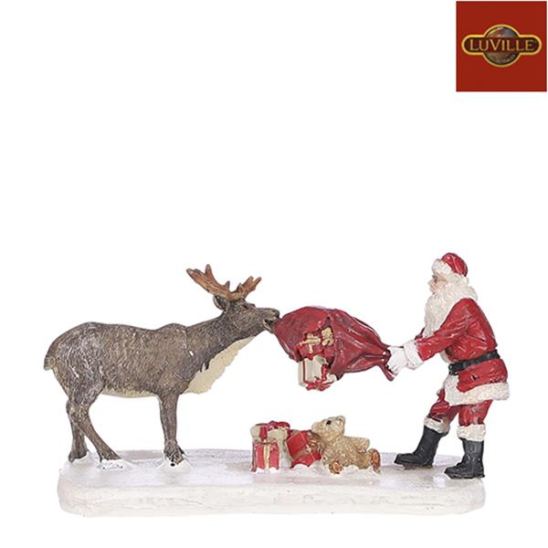 LUVILLE - Reindeer Teasing Santa